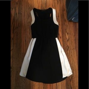 Black and white dress